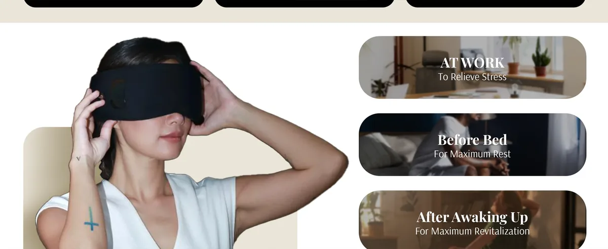 Hypnuse Pro AI Sleep Mask, Premium A+ module 4 of 7