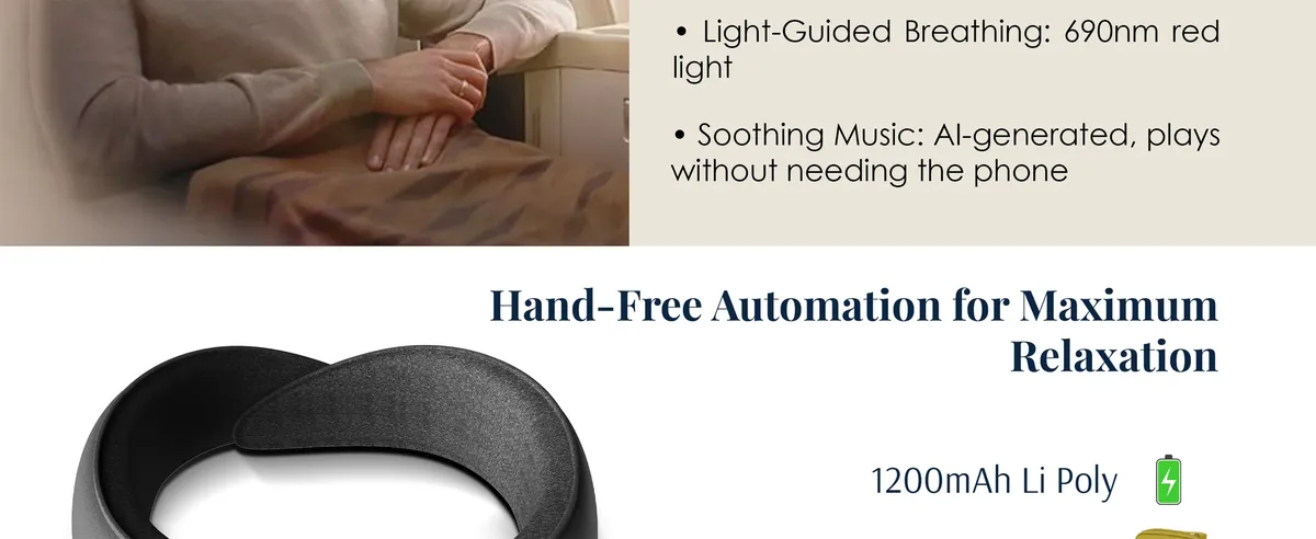 Hypnuse Pro AI Sleep Mask, Premium A+ module 6 of 7
