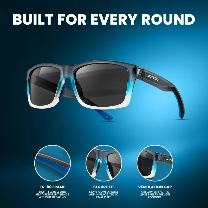 JONDO golf sunglasses: frame, fit and side vents