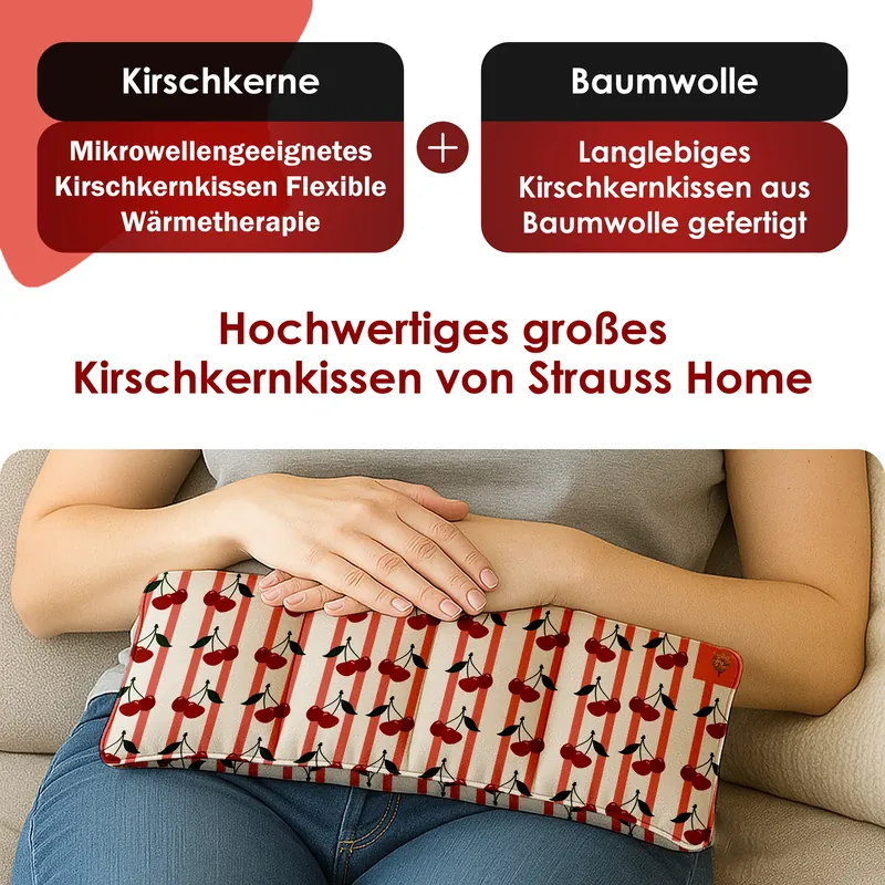 Strauss Home Cherry Pit Pillow, image 4 of 6